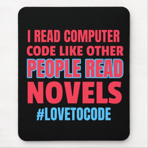 computer code reader  mouse pad