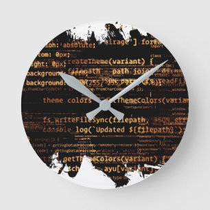 Computer code round clock