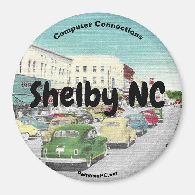Computer Connections Shelby NC Magnet (Front)