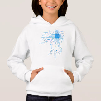 Computer CPU Chip PCB Circuit Design Tech Gift Hoodie