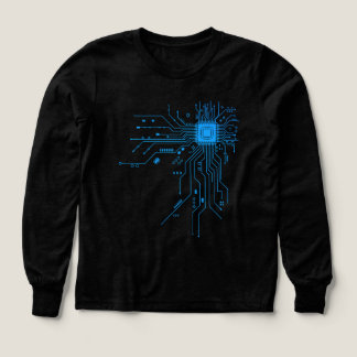 Computer CPU Chip PCB Circuit Design Tech Giftt Tri-Blend Shirts