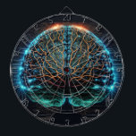 Computer Cyber Brain Dartboard<br><div class="desc">computer cyber brain dartboard</div>