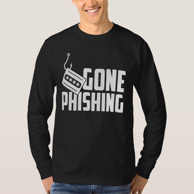 Computer Cybersecurity Hacker Phishing Programmer  T-Shirt (Front)
