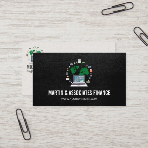 Computer Data Analyst  Tech Info Business Card