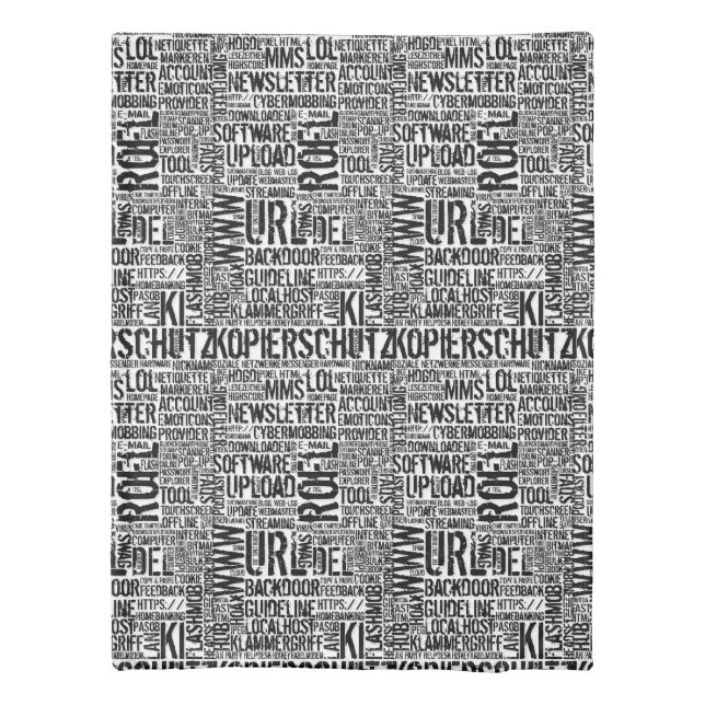 Computer Dictionary... Duvet Cover (Back)