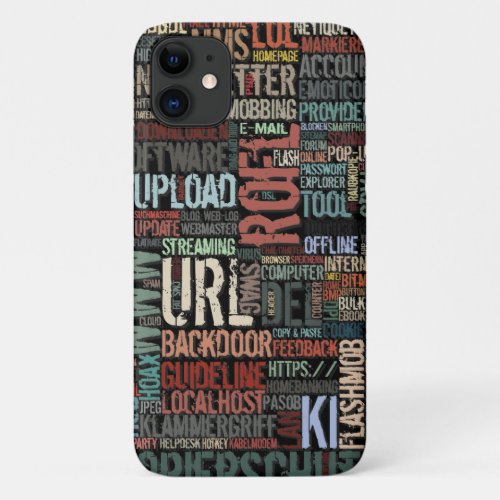 Computer Dictionary in Colors Case_Mate iPhone Cas iPhone 11 Case
