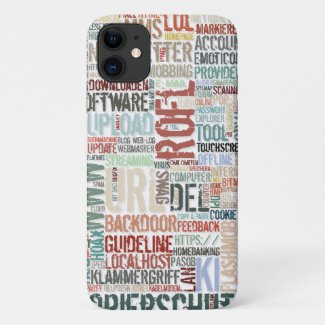 Computer Dictionary in Colors iPhone 11 Case