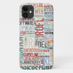 Computer Dictionary in Colors iPhone 11 Case