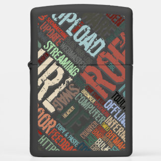 Computer Dictionary in Colors - diagonal Zippo Lighter