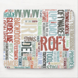 Computer Dictionary in Colors Mouse Pad