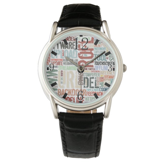 Computer Dictionary in Colors Watch (Front)