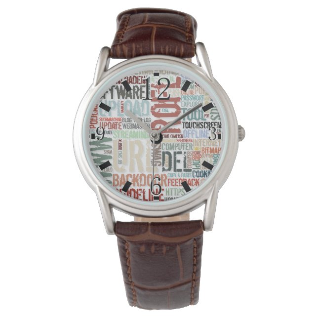 Computer Dictionary in Colors Watch (Front)