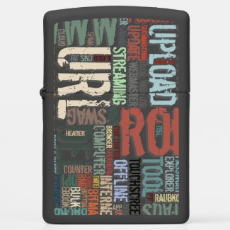 Computer Dictionary in Colors Zippo Lighter