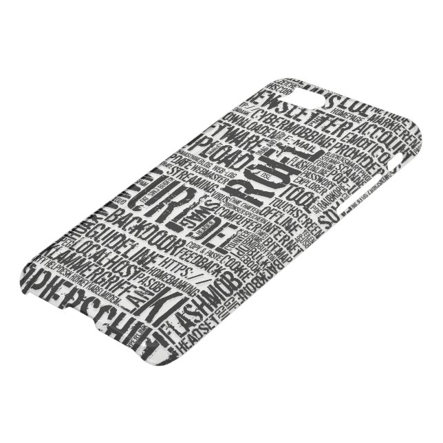 Computer Dictionary iPhone7 Clearly Deflector Case (Bottom)