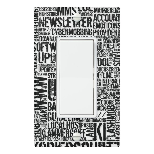 Computer Dictionary... Light Switch Cover (In Situ)