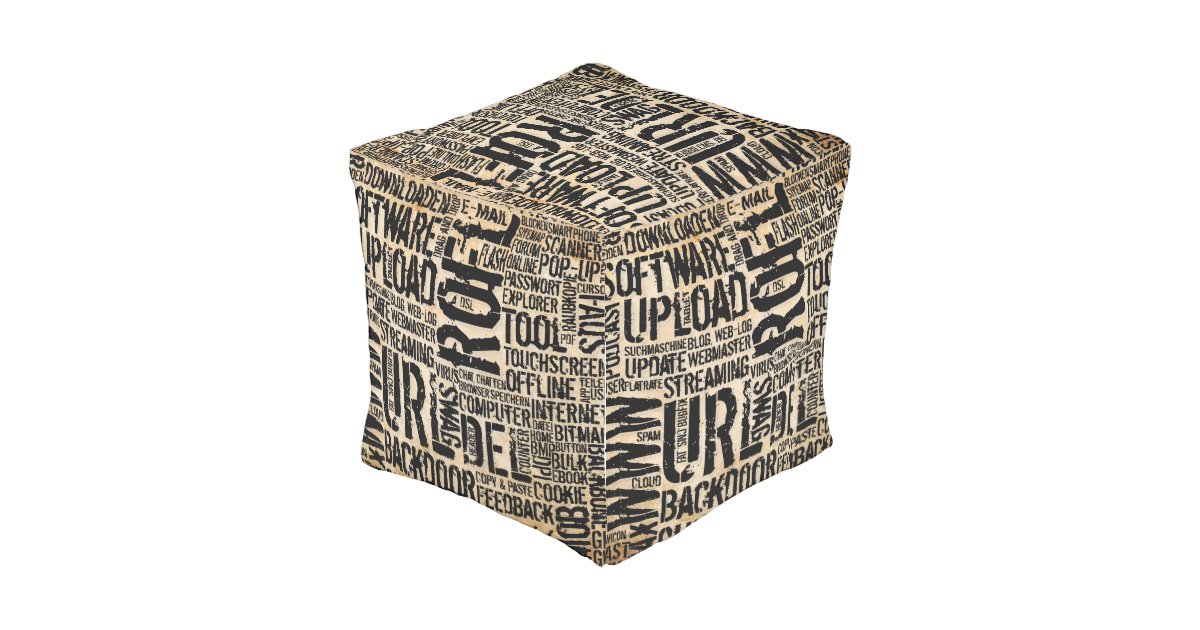 Computer Dictionary... Outdoor Pouf