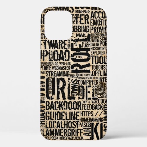 Computer Dictionary _ vintage iPhone 12 Case