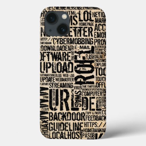 Computer Dictionary _ vintage iPhone 13 Case