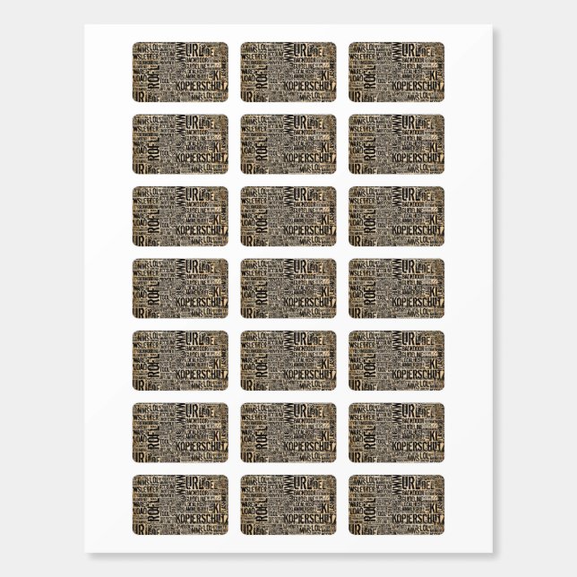 Computer Dictionary - vintage Matchboxes (Sticker Sheet)