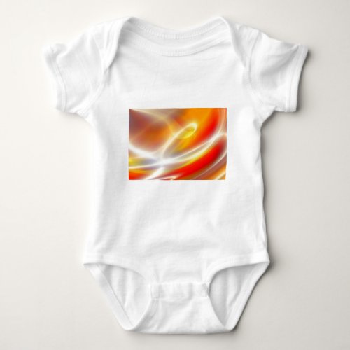 Computer Digital Abstract Painting Baby Bodysuit