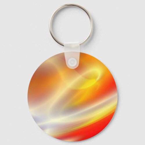Computer Digital Abstract Painting Keychain