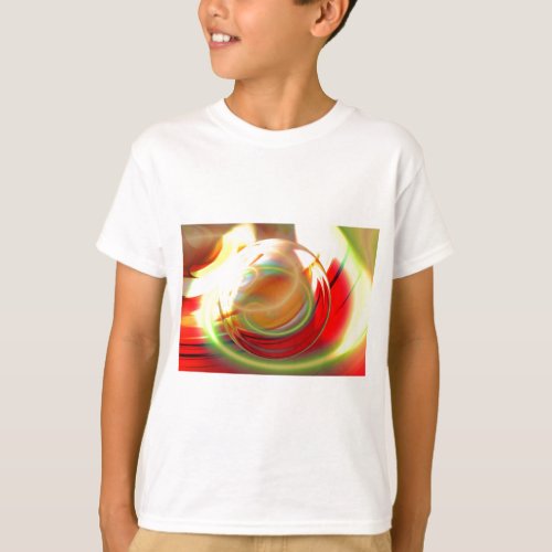 Computer Digital Abstract Painting T_Shirt