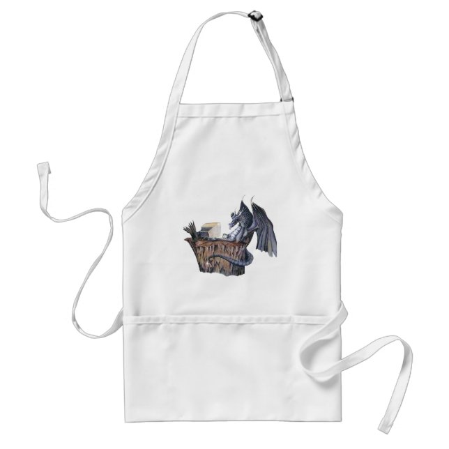 Computer Dragon Adult Apron (Front)