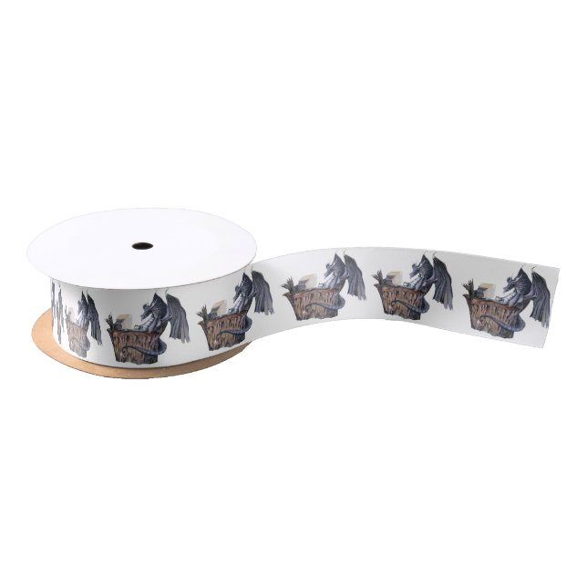 Computer Dragon Satin Ribbon (Spool)