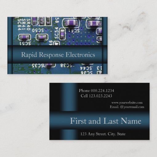 Computer / Electronic Repair Business Card | Zazzle