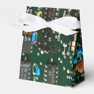 Computer Electronics Printed Circuit Board Favor Boxes