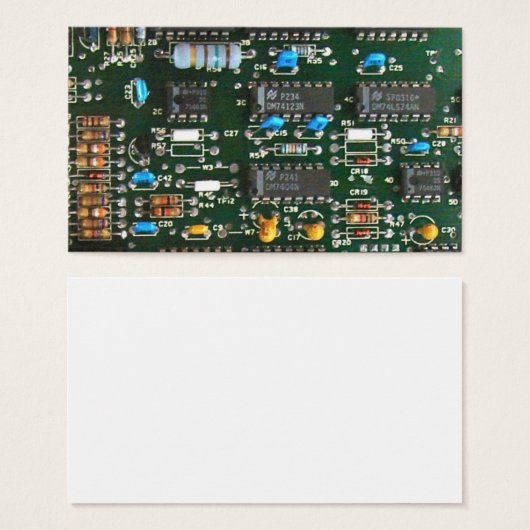 Computer Electronics Printed Circuit Board Image (Front & Back)