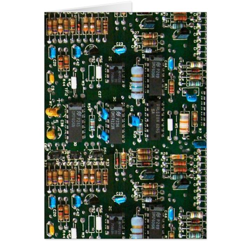 Computer Electronics Printed Circuit Board Image