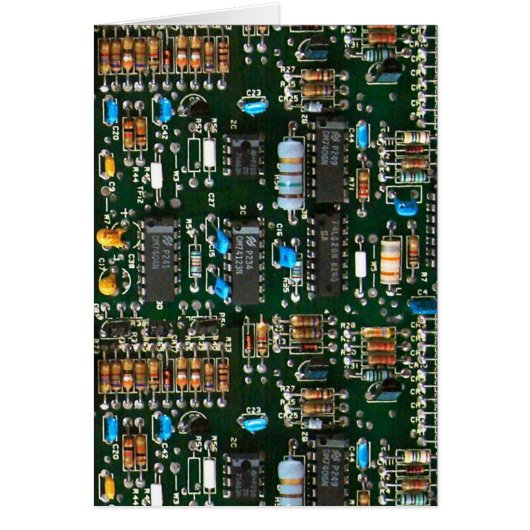 Computer Electronics Printed Circuit Board Image Cards (Front)