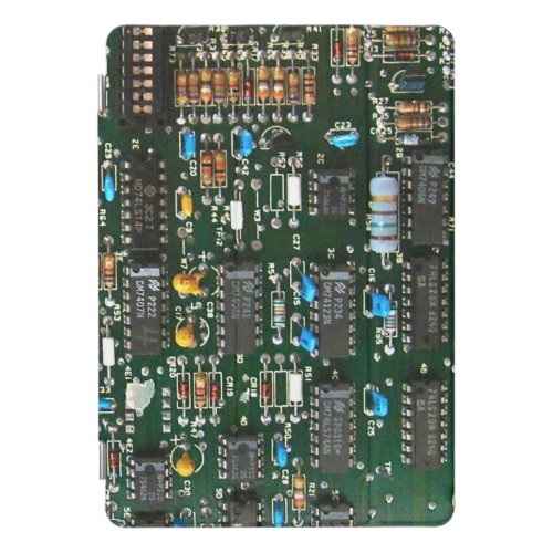 Computer Electronics Printed Circuit Board Image iPad Pro Cover