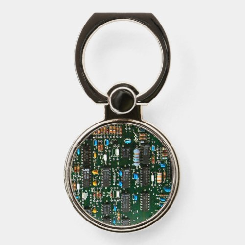 Computer Electronics Printed Circuit Board Image Phone Ring Stand