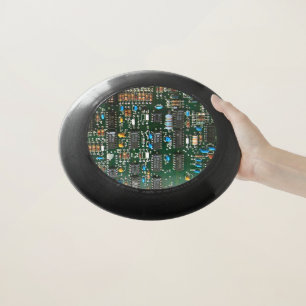 Computer Electronics Printed Circuit Board Image Wham-O Frisbee