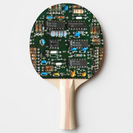 Computer Electronics Printed Circuit Board PingPong Paddle