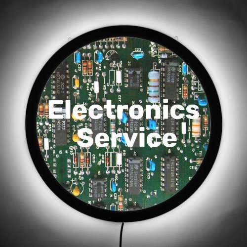 Computer Electronics Service Circuit Board Image LED Sign