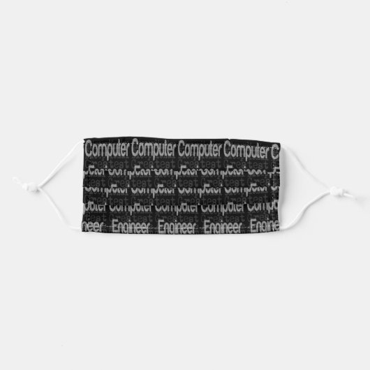 Computer Engineer Extraordinaire Adult Cloth Face Mask (Front, Folded)