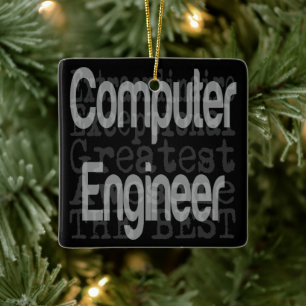 Computer Engineer Extraordinaire Ceramic Ornament