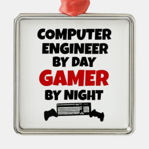 Computer Engineer Gamer Metal Ornament