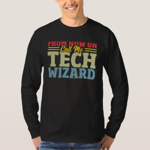 Computer Engineer IT Tech PC Specialist Computer R T-Shirt
