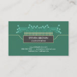 Computer engineer Science Circuit Board Coding Business Card<br><div class="desc">Computer engineer Science Circuit Board Coding</div>