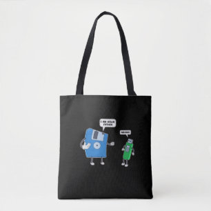 Computer Engineering Father & Son Floppy Disk Gift Tote Bag