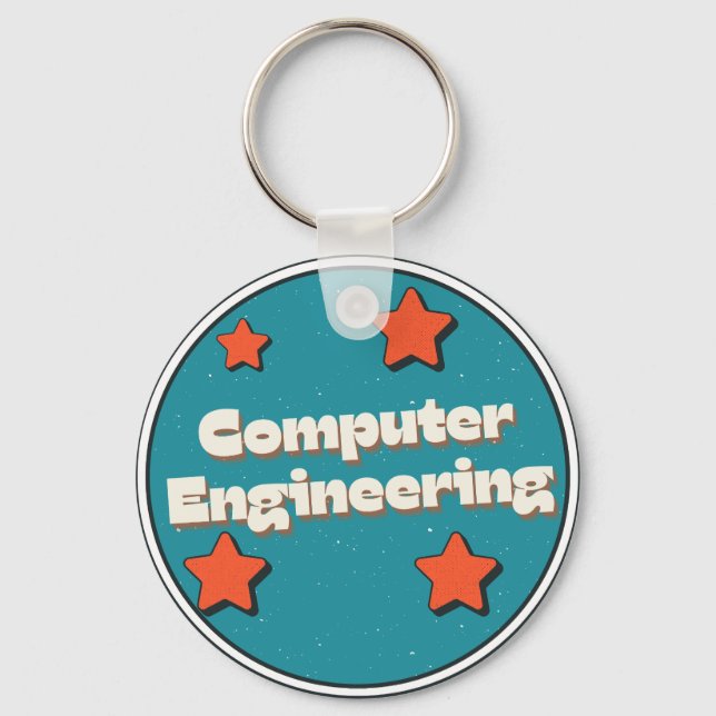 Computer Engineering Keychain (Front)