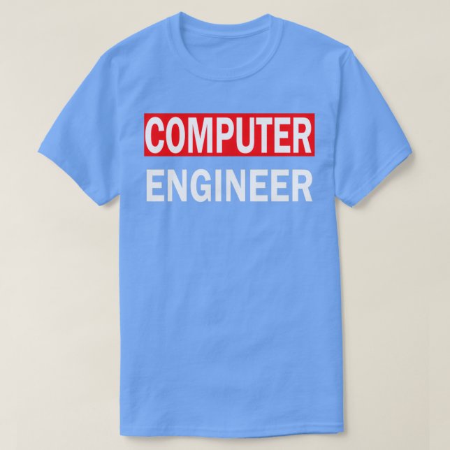 computer enginner Birthday 1 T-Shirt (Design Front)