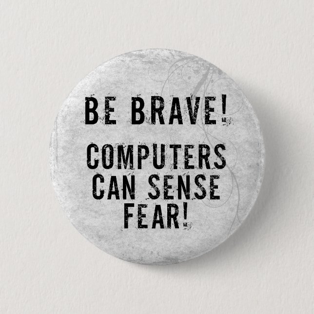 Computer Fear Button (Front)