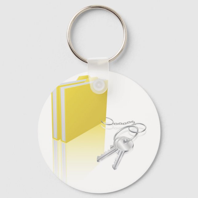Computer file keys document security concept keychain (Front)
