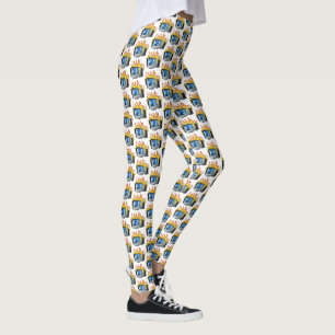 Computer Fire All-Over-Print Leggings
