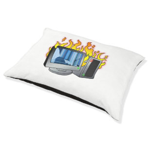 Computer Fire Dog Bed